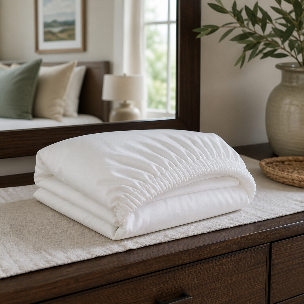 A fitted sheet that stays on