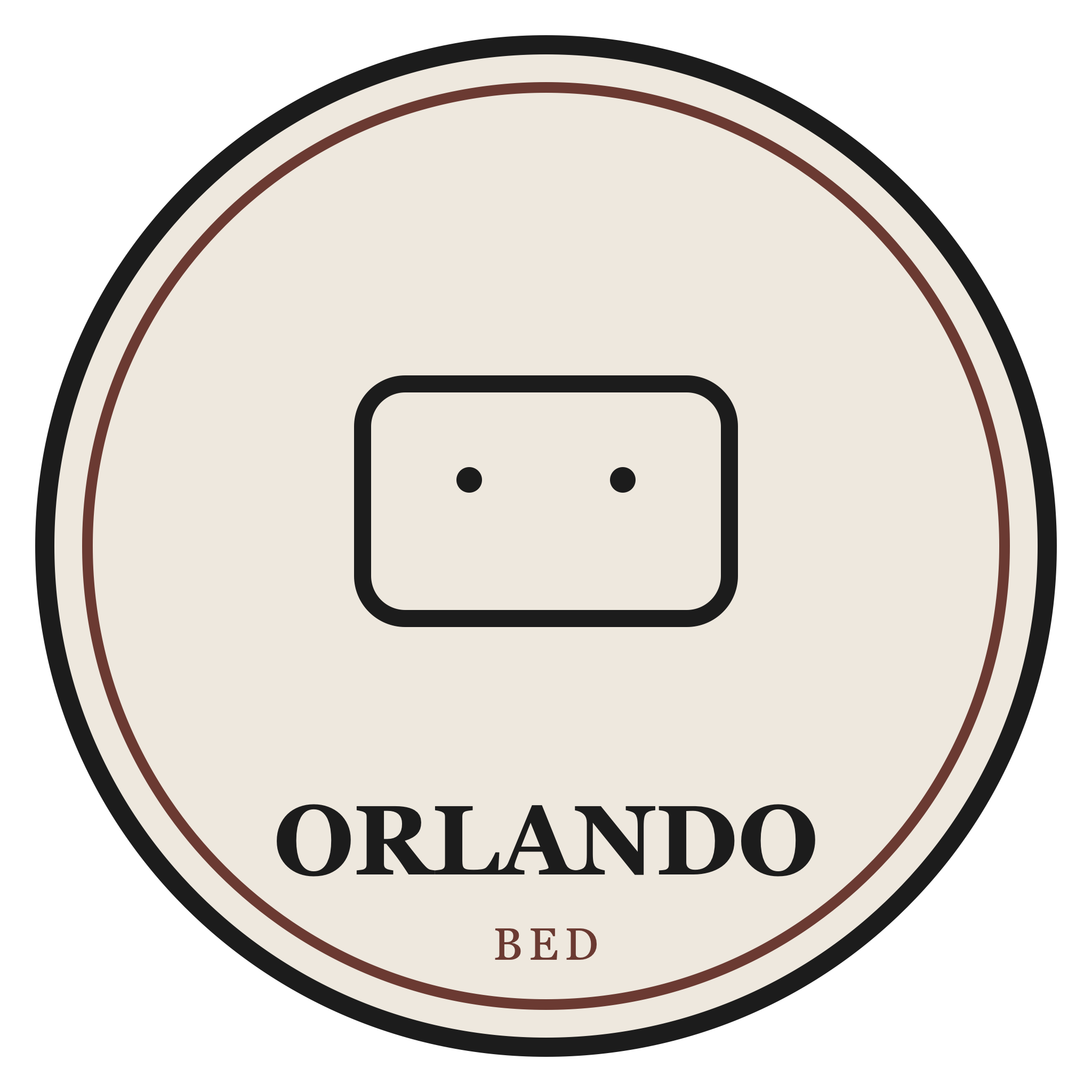 Rectangular souvenir magnet on a fridge door